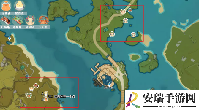 原神小动物分布位置大全