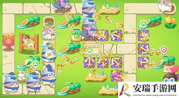 保卫萝卜4火锅不能停第6关怎么过