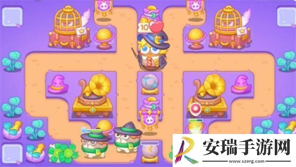 保卫萝卜4阿波与魔法宝藏第102关通关攻略