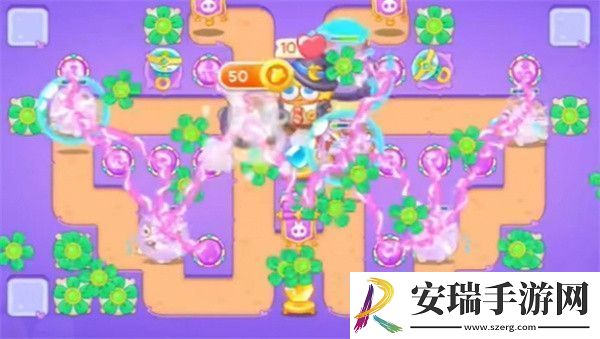 保卫萝卜4阿波与魔法宝藏第102关通关攻略