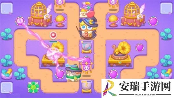 保卫萝卜4阿波与魔法宝藏第102关通关攻略