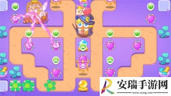 保卫萝卜4阿波与魔法宝藏第102关通关攻略