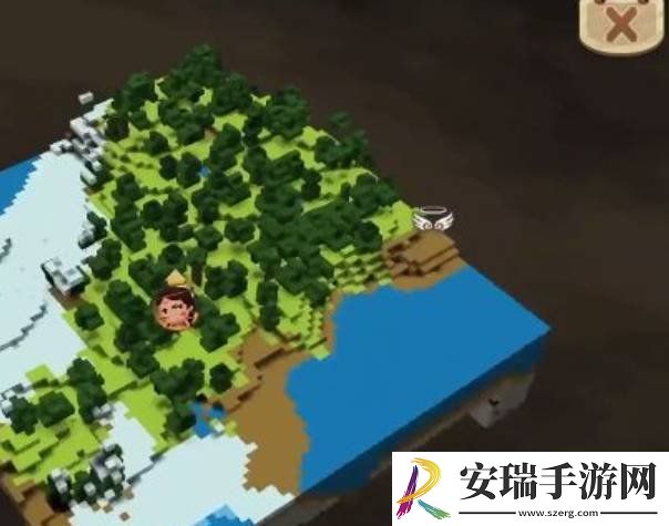迷你世界游戏中冰原位置在哪里