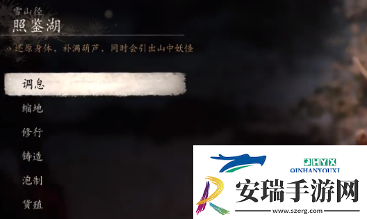 黑神话悟空小西天照鉴湖雪树下打坐点在哪