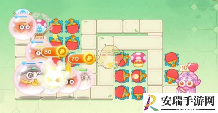 保卫萝卜4梁波波与祝秋秋第41关怎么过