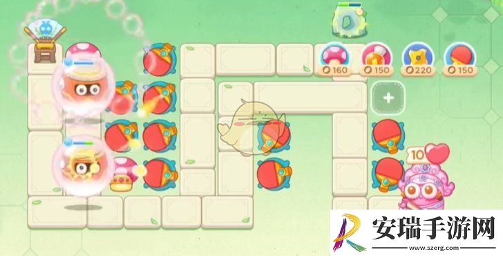 保卫萝卜4梁波波与祝秋秋第41关怎么过