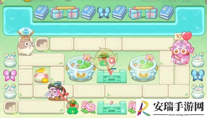 保卫萝卜4梁波波与祝秋秋第36关怎么过