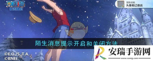 航海王壮志雄心陌生消息提示怎么开启和关闭