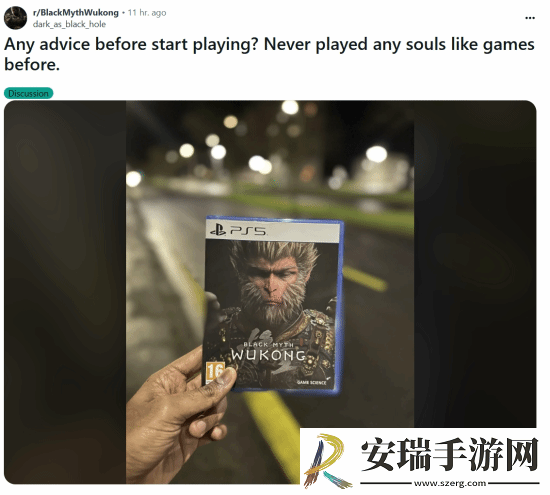黑神话新手求助称从没玩过类魂