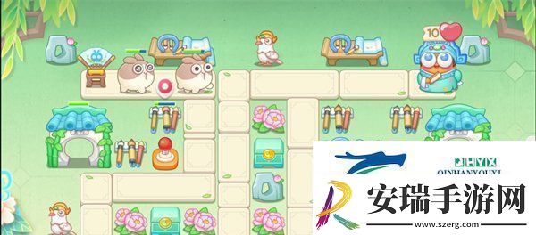 保卫萝卜4梁波波与祝秋秋第一关攻略