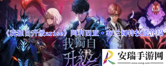 我独自升级arise阿利西亚·布兰切特有什么技能
