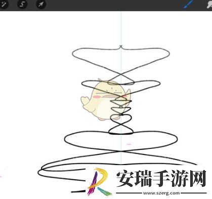 procreate怎么对称画图