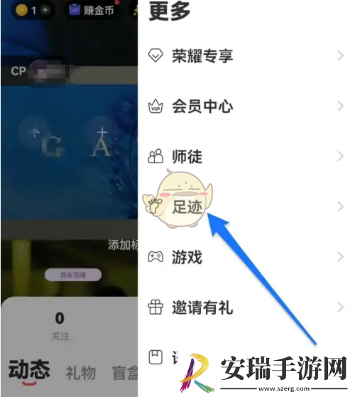 语玩怎么看足迹