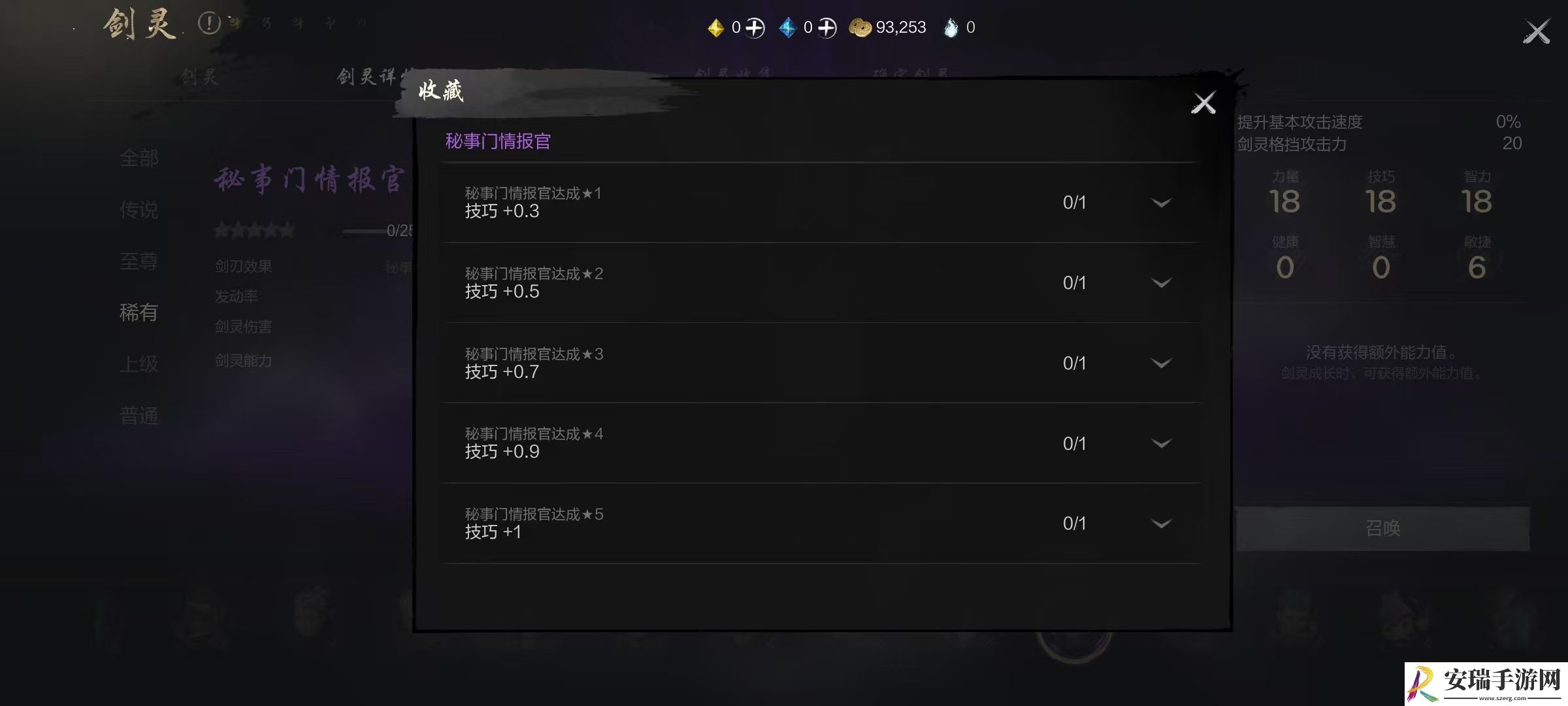 剑灵2秘事门情报官怎么样